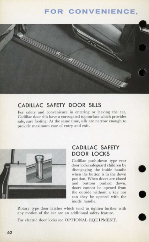 1959 Cadillac Salesmans Data Book Page 76
